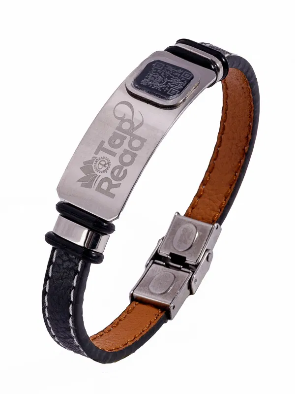 Black Steel Wristband